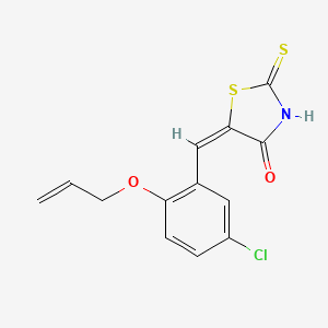 5-[2-(allyloxy)-5-chlorobenzylidene]-2-thioxo-1,3-thiazolidin-4-one
