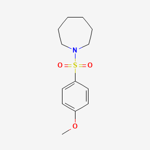 molecular formula C13H19NO3S B5197807 1-[(4-methoxyphenyl)sulfonyl]azepane CAS No. 6127-94-2