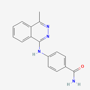 4-[(4-methyl-1-phthalazinyl)amino]benzamide