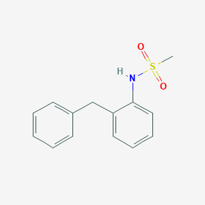 molecular formula C14H15NO2S B5197921 N-(2-benzylphenyl)methanesulfonamide 