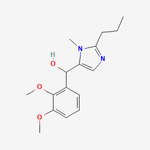 molecular formula C16H22N2O3 B5197926 (2,3-dimethoxyphenyl)(1-methyl-2-propyl-1H-imidazol-5-yl)methanol 