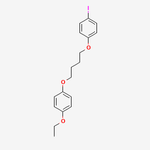 molecular formula C18H21IO3 B5197992 1-ethoxy-4-[4-(4-iodophenoxy)butoxy]benzene 