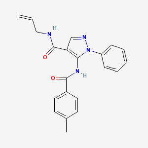 N-allyl-5-[(4-methylbenzoyl)amino]-1-phenyl-1H-pyrazole-4-carboxamide