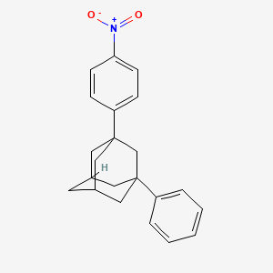 molecular formula C22H23NO2 B5198104 1-(4-nitrophenyl)-3-phenyladamantane 