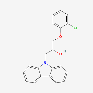 molecular formula C21H18ClNO2 B5198194 1-(9H-carbazol-9-yl)-3-(2-chlorophenoxy)propan-2-ol 