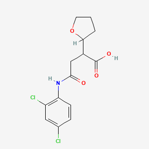 4-[(2,4-dichlorophenyl)amino]-4-oxo-2-(tetrahydro-2-furanyl)butanoic acid