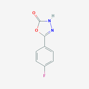 molecular formula C8H5FN2O2 B051983 5-(4-氟苯基)-1,3,4-恶二唑-2(3H)-酮 CAS No. 121649-18-1