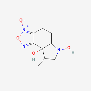 8-methyl-5,5a,7,8-tetrahydro-4H-[1,2,5]oxadiazolo[3,4-e]indole-6,8a-diol 3-oxide