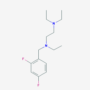 N-(2,4-difluorobenzyl)-N,N',N'-triethyl-1,2-ethanediamine