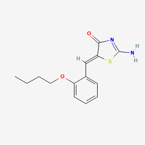 5-(2-butoxybenzylidene)-2-imino-1,3-thiazolidin-4-one