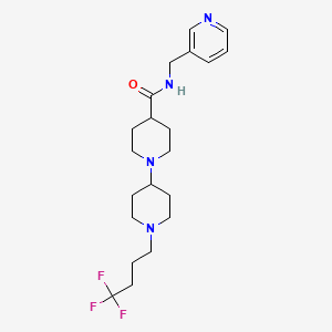 N-(3-pyridinylmethyl)-1'-(4,4,4-trifluorobutyl)-1,4'-bipiperidine-4-carboxamide