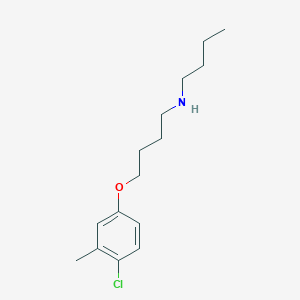 molecular formula C15H24ClNO B5198432 N-butyl-4-(4-chloro-3-methylphenoxy)-1-butanamine 