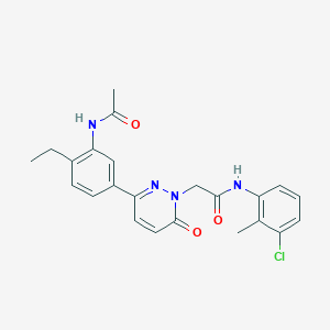 2-[3-[3-(acetylamino)-4-ethylphenyl]-6-oxo-1(6H)-pyridazinyl]-N-(3-chloro-2-methylphenyl)acetamide