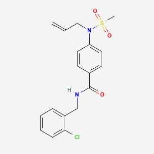 4-[allyl(methylsulfonyl)amino]-N-(2-chlorobenzyl)benzamide