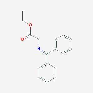 molecular formula C17H17NO2 B051986 N-(二苯亚甲基)甘氨酸乙酯 CAS No. 69555-14-2