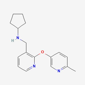 N-({2-[(6-methyl-3-pyridinyl)oxy]-3-pyridinyl}methyl)cyclopentanamine
