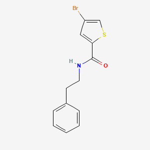 molecular formula C13H12BrNOS B5198671 4-bromo-N-(2-phenylethyl)-2-thiophenecarboxamide 