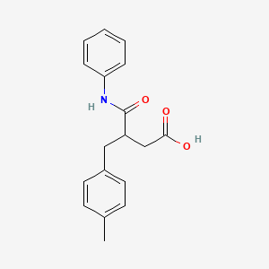4-anilino-3-(4-methylbenzyl)-4-oxobutanoic acid