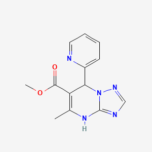 molecular formula C13H13N5O2 B5198723 methyl 5-methyl-7-(2-pyridinyl)-4,7-dihydro[1,2,4]triazolo[1,5-a]pyrimidine-6-carboxylate 