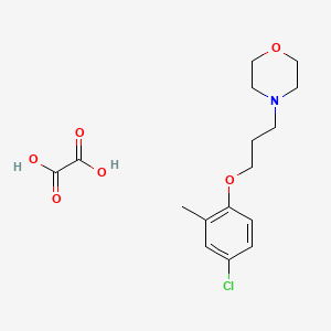 molecular formula C16H22ClNO6 B5198727 4-[3-(4-chloro-2-methylphenoxy)propyl]morpholine oxalate 