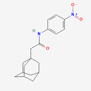 molecular formula C18H22N2O3 B5198733 2-(1-adamantyl)-N-(4-nitrophenyl)acetamide 