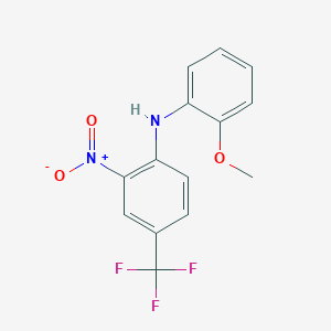 (2-methoxyphenyl)[2-nitro-4-(trifluoromethyl)phenyl]amine