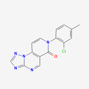 molecular formula C15H10ClN5O B5198776 7-(2-chloro-4-methylphenyl)pyrido[3,4-e][1,2,4]triazolo[1,5-a]pyrimidin-6(7H)-one 