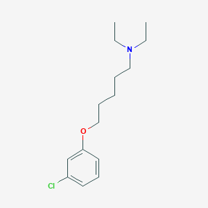 molecular formula C15H24ClNO B5198803 5-(3-chlorophenoxy)-N,N-diethyl-1-pentanamine 