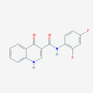 N-(2,4-difluorophenyl)-4-hydroxy-3-quinolinecarboxamide