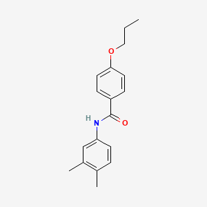 N-(3,4-dimethylphenyl)-4-propoxybenzamide