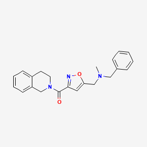 N-benzyl-1-[3-(3,4-dihydro-2(1H)-isoquinolinylcarbonyl)-5-isoxazolyl]-N-methylmethanamine