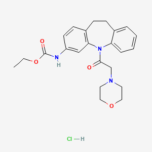 ethyl [5-(4-morpholinylacetyl)-10,11-dihydro-5H-dibenzo[b,f]azepin-3-yl]carbamate hydrochloride