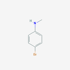 molecular formula C7H8BrN B051990 4-溴-N-甲基苯胺 CAS No. 6911-87-1