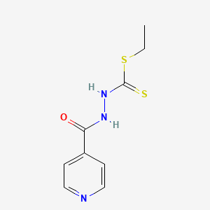 molecular formula C9H11N3OS2 B5199115 ethyl 2-isonicotinoylhydrazinecarbodithioate 