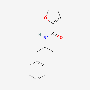 N-(1-methyl-2-phenylethyl)-2-furamide