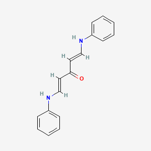 molecular formula C17H16N2O B5199144 (1E,4E)-1,5-dianilinopenta-1,4-dien-3-one 