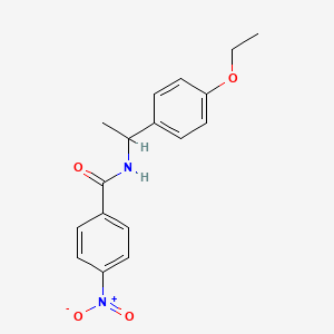 N-[1-(4-ethoxyphenyl)ethyl]-4-nitrobenzamide