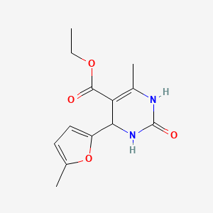 molecular formula C13H16N2O4 B5199234 ethyl 6-methyl-4-(5-methyl-2-furyl)-2-oxo-1,2,3,4-tetrahydro-5-pyrimidinecarboxylate 