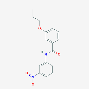 molecular formula C16H16N2O4 B5199262 N-(3-nitrophenyl)-3-propoxybenzamide 