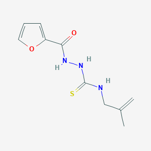 1-(Furan-2-carbonylamino)-3-(2-methylprop-2-enyl)thiourea