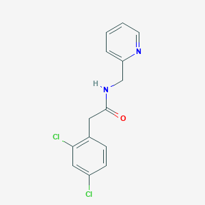 molecular formula C14H12Cl2N2O B5199372 2-(2,4-dichlorophenyl)-N-(2-pyridinylmethyl)acetamide 