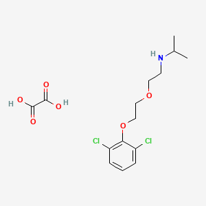 molecular formula C15H21Cl2NO6 B5199396 N-{2-[2-(2,6-dichlorophenoxy)ethoxy]ethyl}-2-propanamine oxalate 