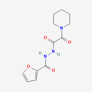 N'-[2-oxo-2-(1-piperidinyl)acetyl]-2-furohydrazide