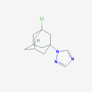 molecular formula C12H16ClN3 B5199598 1-(3-chloro-1-adamantyl)-1H-1,2,4-triazole 