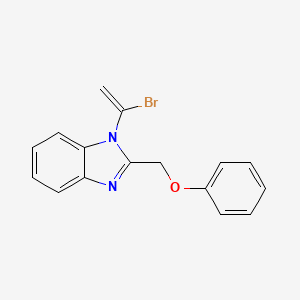 molecular formula C16H13BrN2O B5199662 1-(1-bromovinyl)-2-(phenoxymethyl)-1H-benzimidazole 