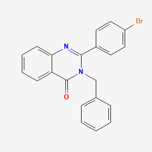 molecular formula C21H15BrN2O B5199687 3-benzyl-2-(4-bromophenyl)-4(3H)-quinazolinone 