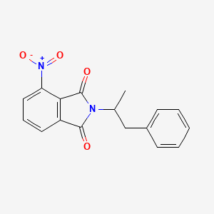 2-(1-methyl-2-phenylethyl)-4-nitro-1H-isoindole-1,3(2H)-dione