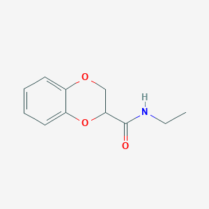 molecular formula C11H13NO3 B5199889 N-ethyl-2,3-dihydro-1,4-benzodioxine-2-carboxamide CAS No. 21398-79-8
