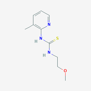 N-(2-methoxyethyl)-N'-(3-methyl-2-pyridinyl)thiourea