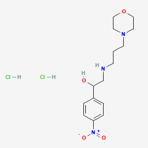 2-{[3-(4-morpholinyl)propyl]amino}-1-(4-nitrophenyl)ethanol dihydrochloride